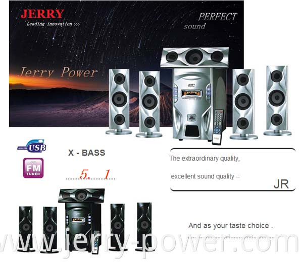 Jerry home theater soundbar speakers 5.1 from china